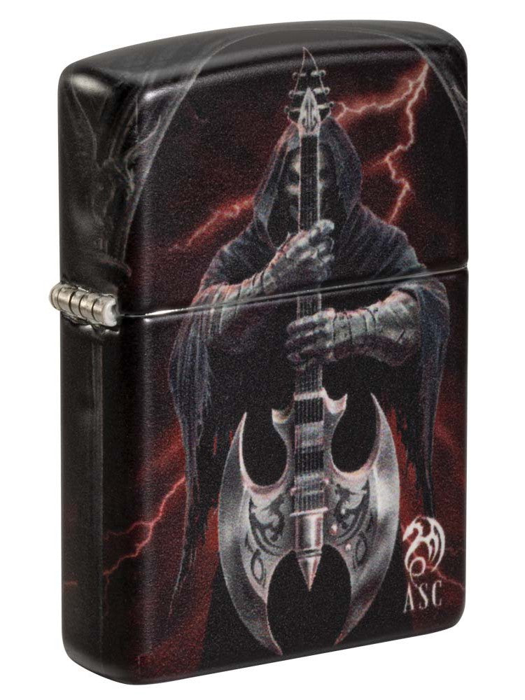 Zippo Lighter: Anne Stokes Grim Reaper with Battle Axe - 540 Color 81194