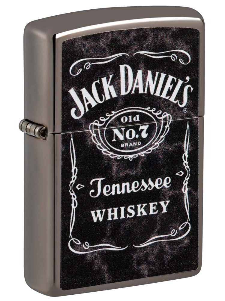Zippo Lighter: Jack Daniel's Tennessee Whiskey - Black Ice 81225