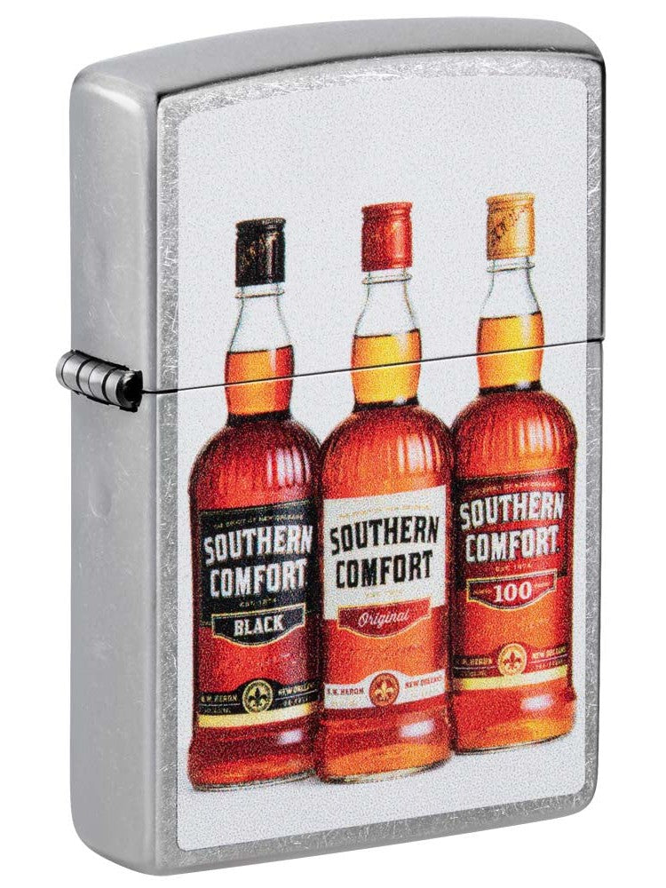 Zippo Lighter: Southern Comfort Bottles - Street Chrome 81243