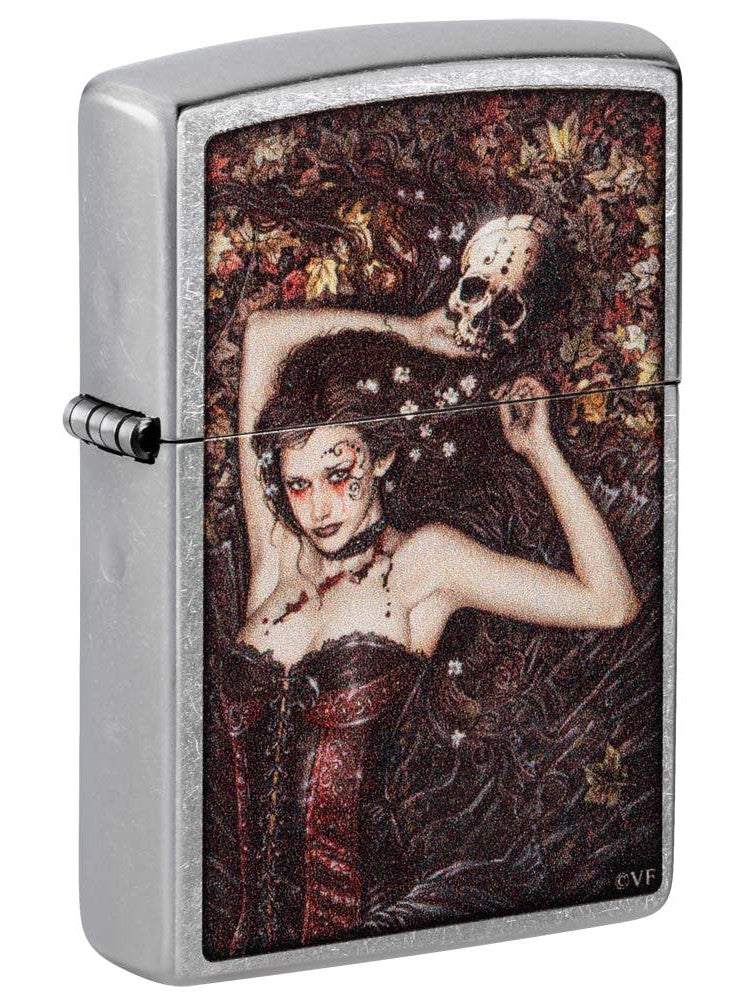 Zippo Lighter: Leaves by Victoria Frances - Street Chrome 81260