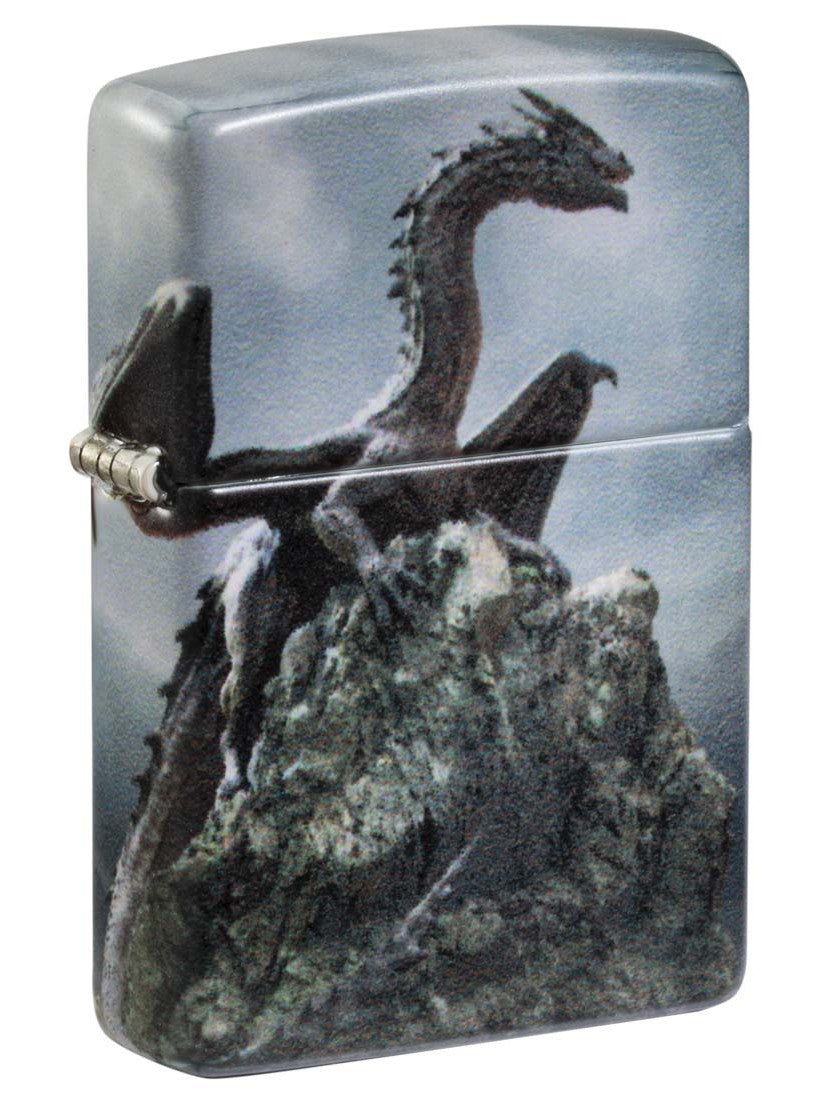 Zippo Lighter: Dragon on Rock - 540 Color 81263