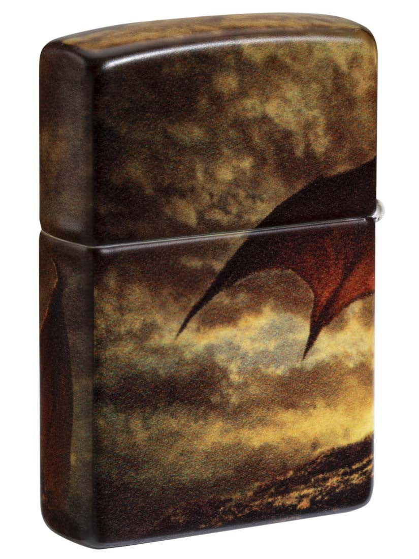 Zippo Lighter: Dragon on Rock - 540 Color 81264