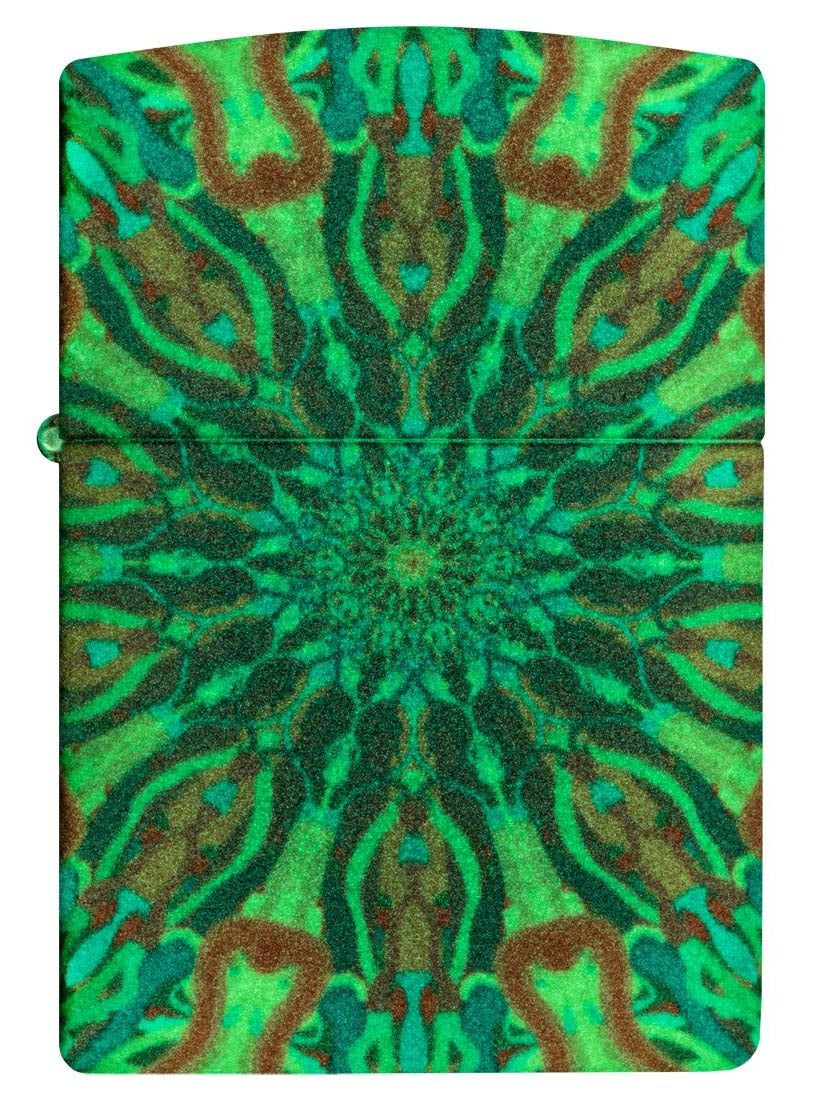 Zippo Lighter: Psychedelic Design, 540 Color - Glow In The Dark 81291