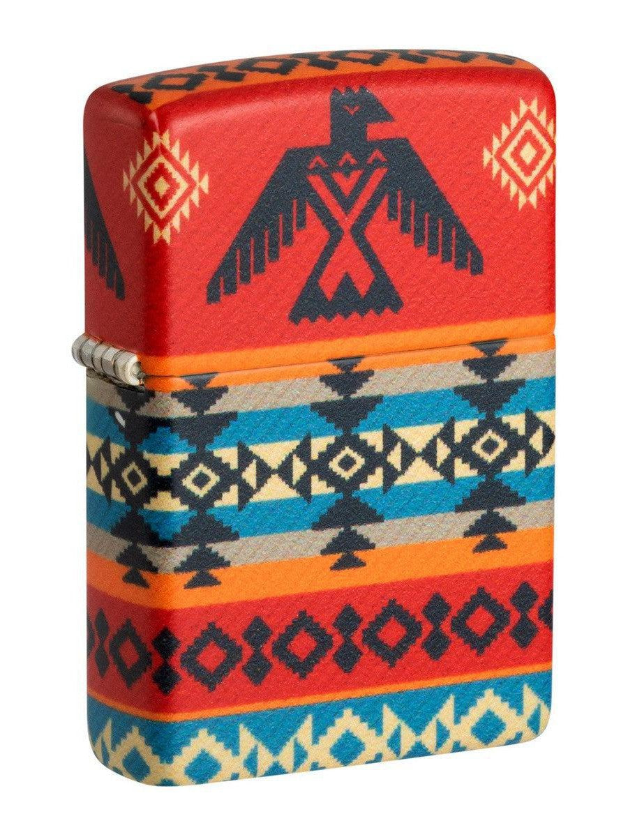Zippo Lighter: Indian Thunderbird Pattern - 540 Color 81475