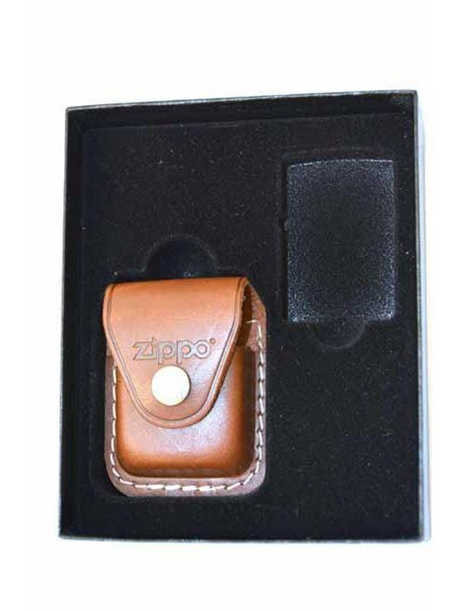 Zippo Gift Set with Brown Clip Pouch - LPGS/LPCB - Gear Exec (1975639670899)